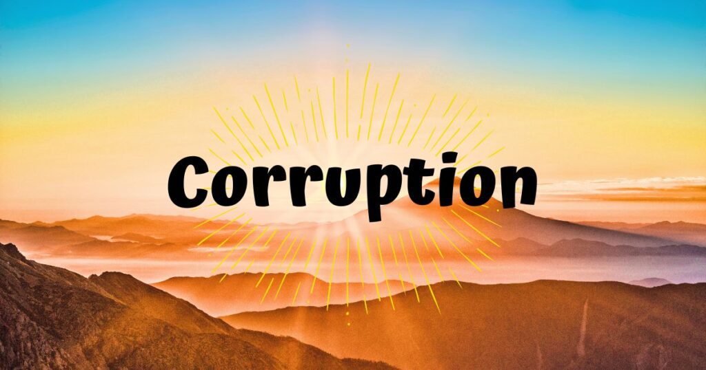 Essay On Corruption