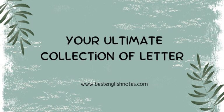 Letters