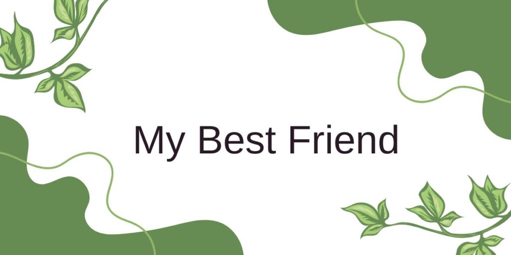 My Best Friend Essay for Class 9