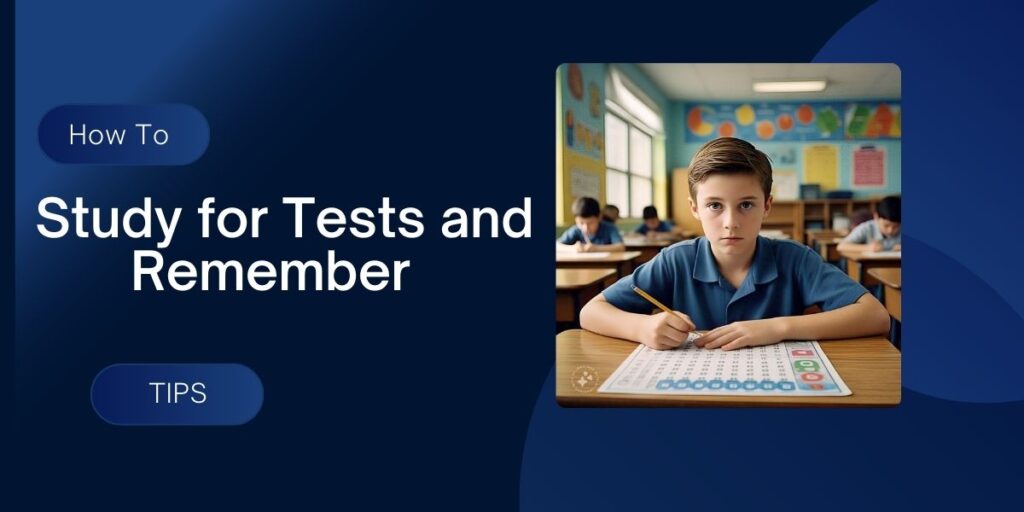 How to Study for Tests and Remember