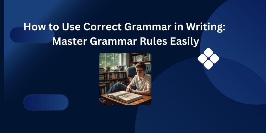 How to Use Correct Grammar in Writing Master Grammar Rules Easily