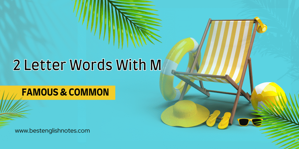 2 Letter Words With M