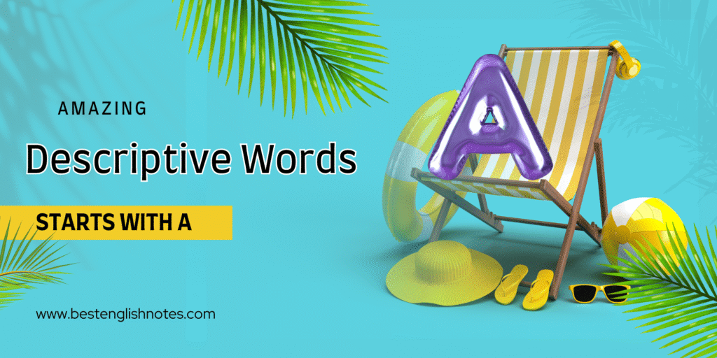 descriptive words that start with a