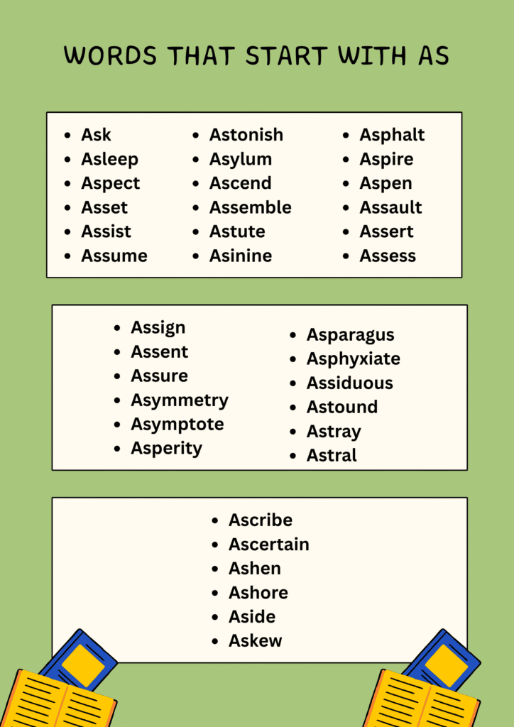 Words That Start With As