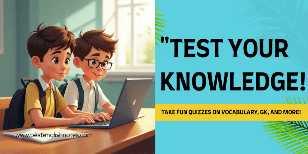 Test Your Knowledge!