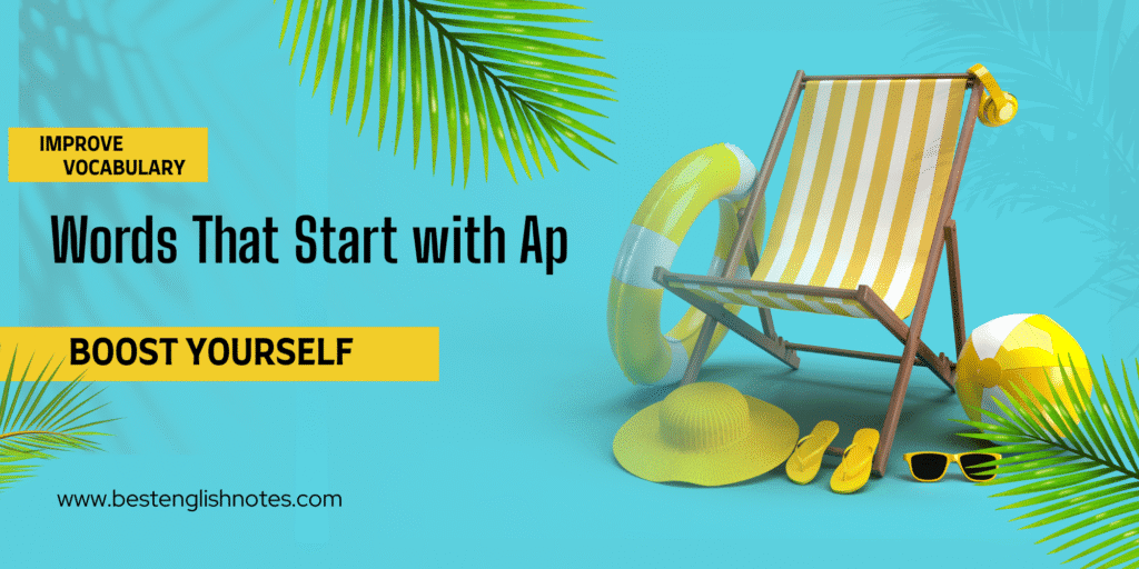 Words That Start with Ap
